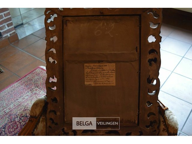 Schilderwerk met goudkleurige kader - afbeelding 5 van  5