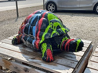 Schildpad h48cm x l110cm black trash - afbeelding 1 van  2