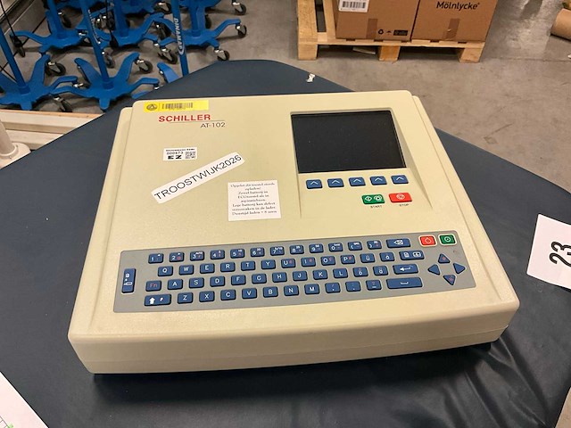 Schiller at-102 ecg toestel - afbeelding 1 van  4