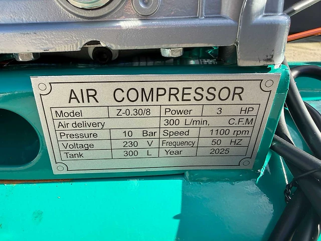 Schmelzer - 2025 - z-0.30/8 - luchtcompressor - afbeelding 11 van  11