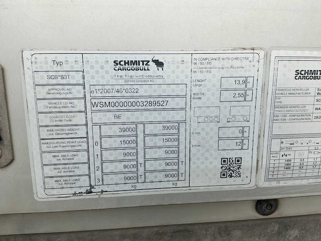 Schmitz cargobull s24-1 oplegger - afbeelding 6 van  15