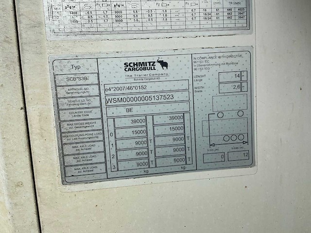 Schmitz cargobull scb*s3b koeloplegger - afbeelding 6 van  16