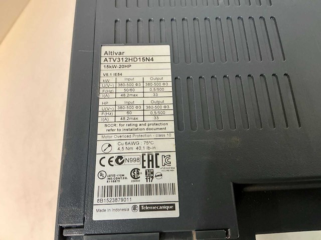Schneider altivar atv312hd15n4 frequentieregelaar - afbeelding 6 van  6