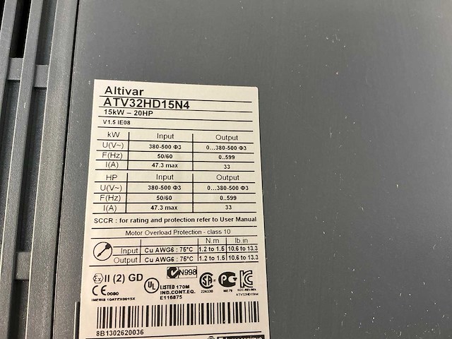 Schneider altivar atv32hd15n4 frequentieregelaar - afbeelding 6 van  6