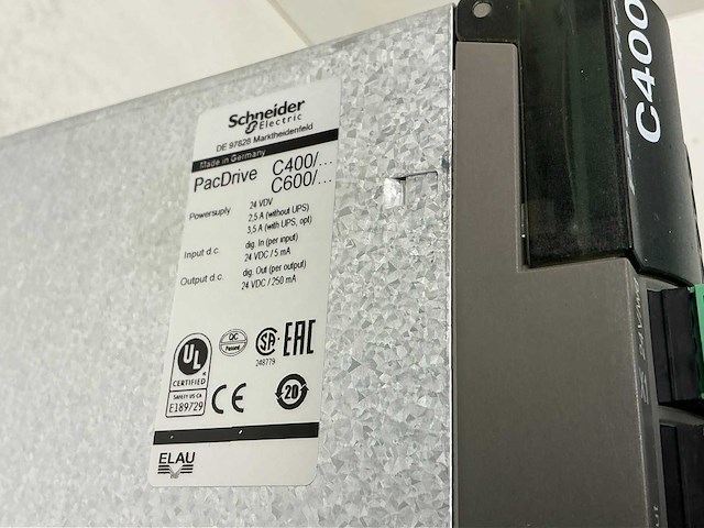 Schneider electric elau pacdrive c400/10/1/1/1/00 servocontroller - afbeelding 4 van  7