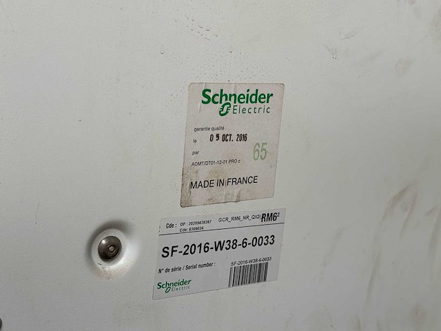 Schneider electric middenspanningsschekelinstallatie (ring main unit, rmu) rm6-s600-4f overig elektra toebehoren - afbeelding 20 van  24