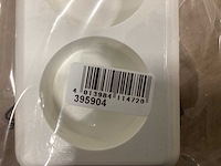 Schneider electric stopcontact opbouw polarwit (10x) - afbeelding 4 van  4