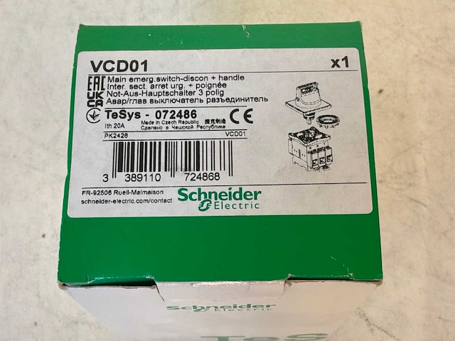 Schneider elektric tesys vcd01 emergency switch (24x) - afbeelding 5 van  6