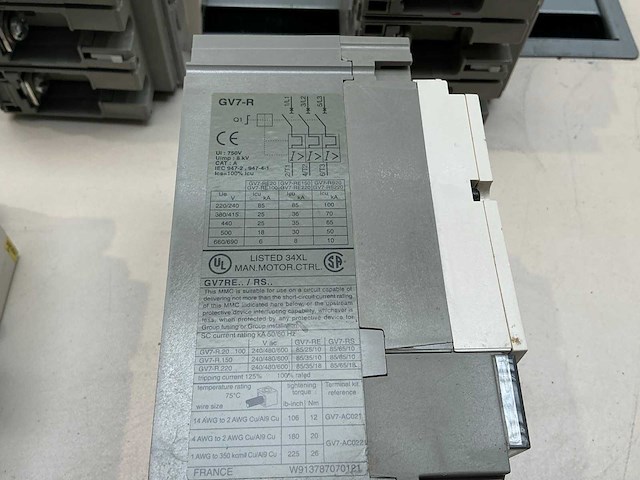 Schneider gv7-rs100 vermogensschakelaar (5x) - afbeelding 6 van  6