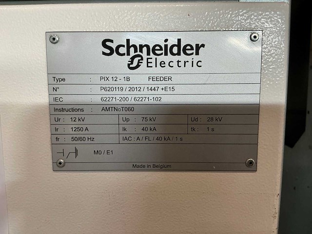Schneider hvx 12-40-12-e stroomonderbreker 1250a - afbeelding 8 van  14