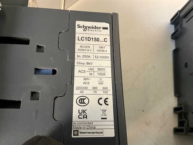 Schneider lc1 d115 elektrisch onderdeel (8x) - afbeelding 8 van  8