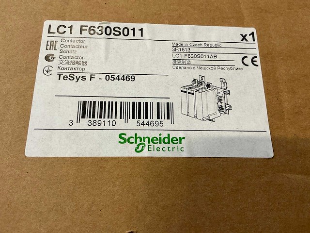 Schneider lc1 f630s011 contactor - afbeelding 7 van  7