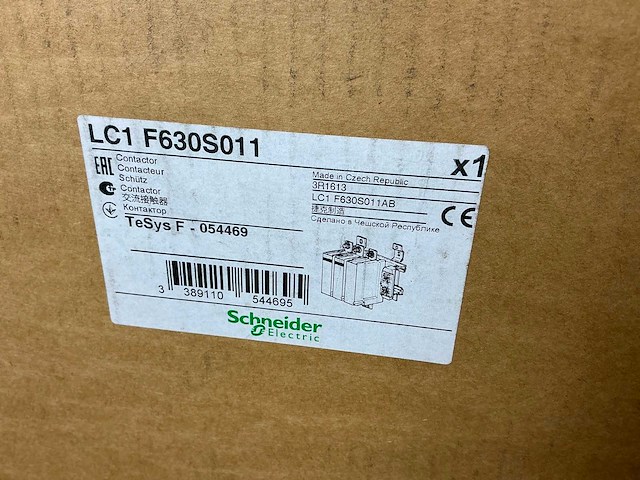 Schneider lc1 f630s011 industriële vermogenscontactor - afbeelding 2 van  7