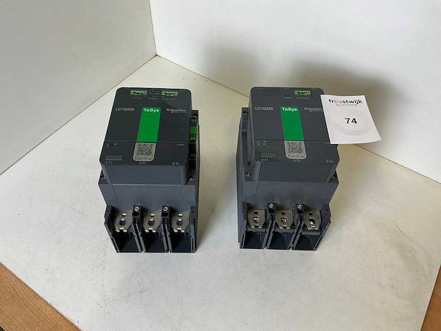Schneider lc1g265 en lc1g500 vermogenscontactor (2x) - afbeelding 1 van  6