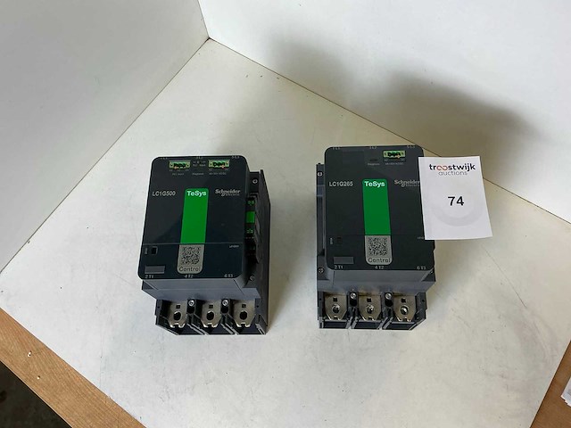 Schneider lc1g265 en lc1g500 vermogenscontactor (2x) - afbeelding 2 van  6