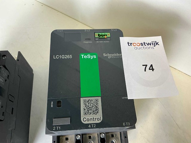 Schneider lc1g265 en lc1g500 vermogenscontactor (2x) - afbeelding 4 van  6
