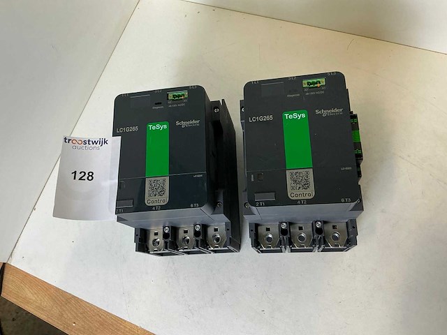 Schneider lc1g265 vermogenscontactor (2x) - afbeelding 2 van  6