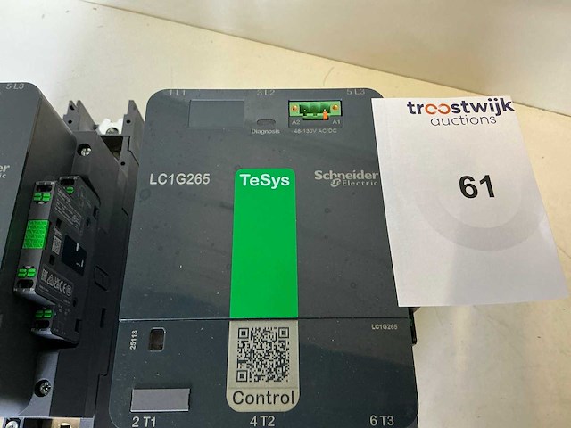 Schneider lc1g265 vermogenscontactor (2x) - afbeelding 5 van  9