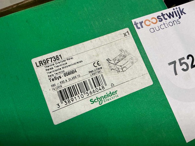 Schneider lr9f7381 thermische relais (2x) - afbeelding 3 van  3