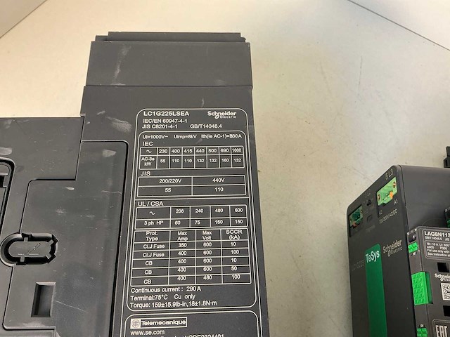 Schneider tesys lc1g225lsea contactor (2x) - afbeelding 7 van  7