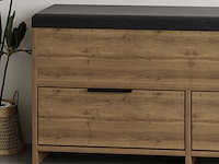 Schoenenkast cove shoe bench - duurzame melamine uitvoering - afbeelding 3 van  6
