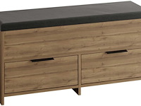 Schoenenkast cove shoe bench - duurzame melamine uitvoering - afbeelding 5 van  6