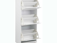 Schoenenkast mistra 47cm, 3 deuren - wit - afbeelding 1 van  7