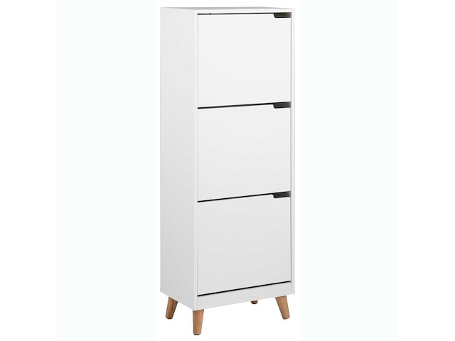 Schoenenkast mistra 47cm, 3 deuren - wit - afbeelding 3 van  7