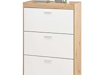 Schoenenkast paris | 84 x 38 x 126 cm | wit - afbeelding 1 van  2