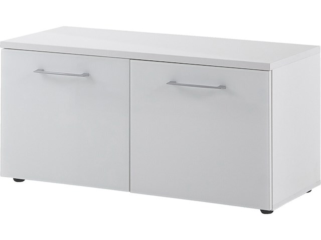 Schoenenkast scifo 97cm met 2 deuren - wit - afbeelding 1 van  5