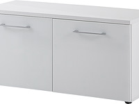 Schoenenkast scifo 97cm met 2 deuren - wit - afbeelding 1 van  5
