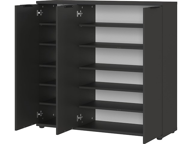 Schoenenkast willian | 113 x 37 x 108 cm | antracietkleurig - afbeelding 5 van  5