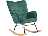 Schommelstoel, beukenglijders, dikke bekleding - afbeelding 7 van  9