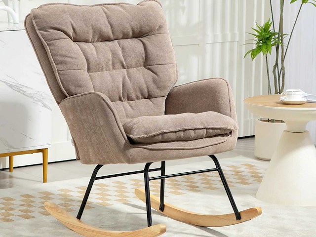 Schommelstoel, brede zitting, hoge rugleuning - afbeelding 1 van  7