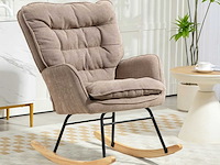 Schommelstoel, brede zitting, hoge rugleuning - afbeelding 1 van  7