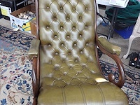 Schommelstoel chesterfield - afbeelding 1 van  2