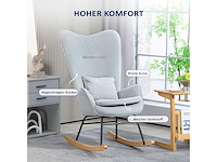 Schommelstoel met armleuningen, verpleegstoel - afbeelding 6 van  9