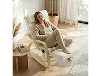 Schommelstoel met massage, verwarming, hoofdsteun en voetsteun - afbeelding 4 van  4