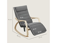 Schommelstoel met massagefunctie - afbeelding 2 van  3