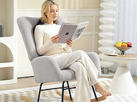 Schommelstoel, zachte hoes, dikke vulling