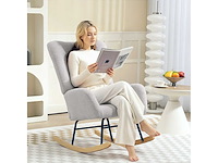 Schommelstoel, zachte hoes, dikke vulling - afbeelding 3 van  8