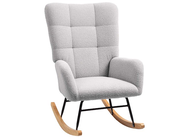 Schommelstoel, zachte hoes, dikke vulling - afbeelding 7 van  8