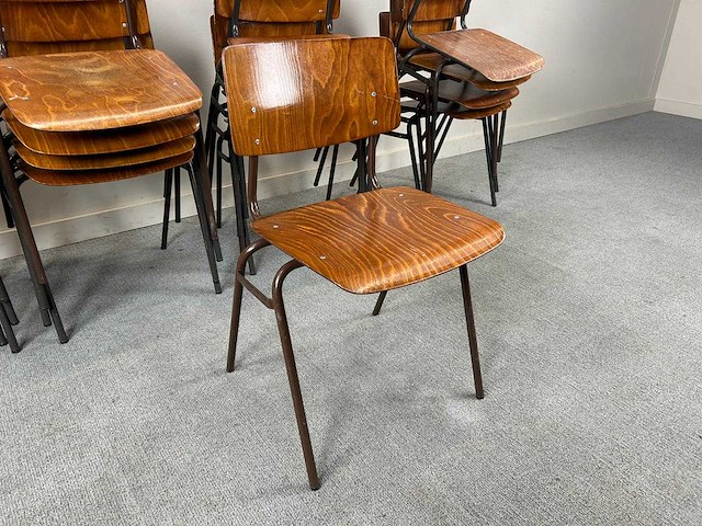 School-kantinestoel - canteen table (18x) - afbeelding 2 van  4