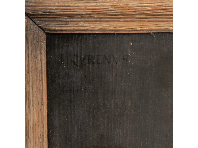 School of pourbus, portrait of johannes zurenus (jan van zuren) at the age of 75, dated 1591, oil on oak 49 x 38 cm. (19.28 x 14.96 in.), frame: 64 x 52 cm. (25.19 x 20.46 in.) - afbeelding 4 van  5