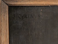 School of pourbus, portrait of johannes zurenus (jan van zuren) at the age of 75, dated 1591, oil on oak 49 x 38 cm. (19.28 x 14.96 in.), frame: 64 x 52 cm. (25.19 x 20.46 in.) - afbeelding 4 van  5