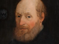 School of pourbus, portrait of johannes zurenus (jan van zuren) at the age of 75, dated 1591, oil on oak 49 x 38 cm. (19.28 x 14.96 in.), frame: 64 x 52 cm. (25.19 x 20.46 in.) - afbeelding 5 van  5