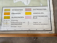 Schoolkaart de wereld omstreeks 500 - afbeelding 2 van  2