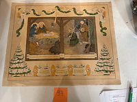 Schoolprent 1930era "kerstmis" - afbeelding 1 van  1