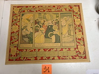Schoolprent 1930era "sinksen" - afbeelding 1 van  1