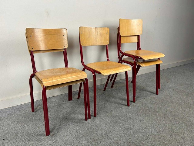 Schoolstoel - canteen chair (5x) - afbeelding 2 van  6